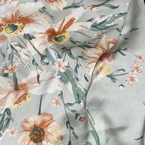 Windsor size SMALL sage green dress with a floral print